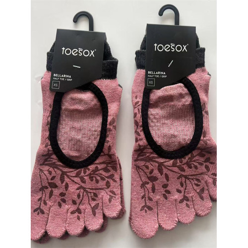 toesox瑜珈襪子防滑專業女普拉提五指襪室內運動健身舞蹈瑜珈襪 toesox瑜珈襪子防滑專業女普拉提五指襪室內運動健身舞蹈瑜珈襪