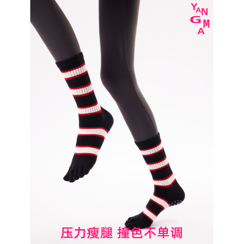 YANGMA瑜珈五指襪子女運動專業健身防滑室內普拉提分趾襪2025新款 YANGMA瑜珈五指襪子女運動專業健身防滑室內普拉提分趾襪2025新款