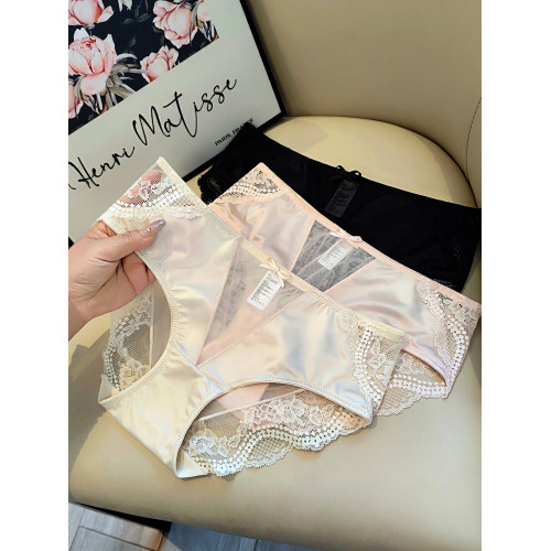 輕奢法式性感蕾絲內褲女款低腰薄款網紗透明純欲女生純棉檔三角褲 輕奢法式性感蕾絲內褲女款低腰薄款網紗透明純欲女生純棉檔三角褲