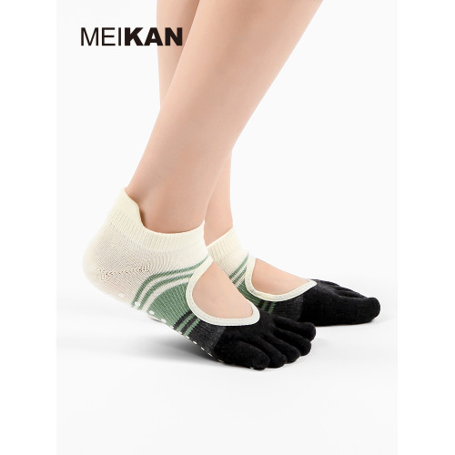 MEIKAN美看瑜珈襪子五指襪普拉提襪地板襪分趾襪運動風專業防滑襪 MEIKAN美看瑜珈襪子五指襪普拉提襪地板襪分趾襪運動風專業防滑襪
