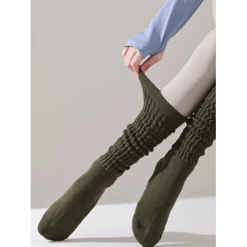 普拉提長筒瑜珈襪子女專業防滑普拉提加厚小腿堆堆襪健身運動絕美 普拉提長筒瑜珈襪子女專業防滑普拉提加厚小腿堆堆襪健身運動絕美