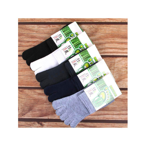 五指襪男中筒純色棉襪防臭分趾襪男士四季吸汗腳趾襪子短襪潮 五指襪男中筒純色棉襪防臭分趾襪男士四季吸汗腳趾襪子短襪潮