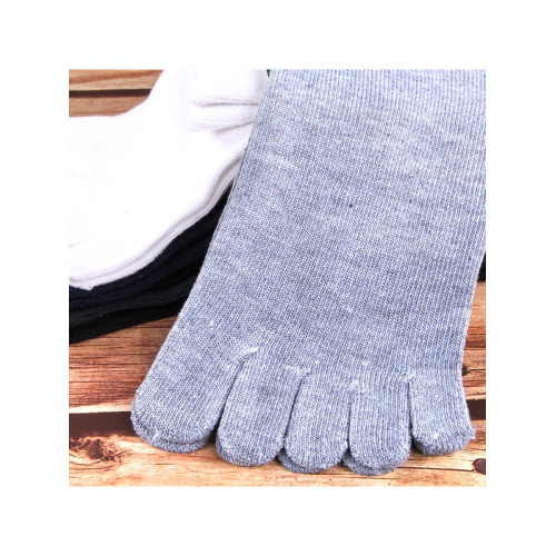 五指襪男中筒純色棉襪防臭分趾襪男士四季吸汗腳趾襪子短襪潮 五指襪男中筒純色棉襪防臭分趾襪男士四季吸汗腳趾襪子短襪潮