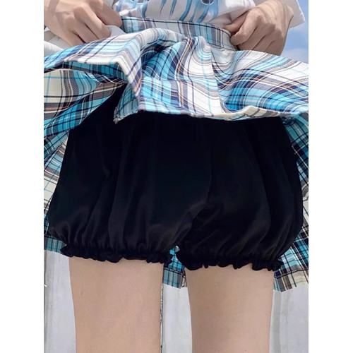 夏季薄款冰絲安全褲南瓜褲女防走光可外穿睡褲打底褲內搭裙花苞褲 夏季薄款冰絲安全褲南瓜褲女防走光可外穿睡褲打底褲內搭裙花苞褲