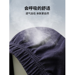七匹狼男士純棉三角內褲男款抗菌全棉底褲中老年人透氣短褲頭薄款