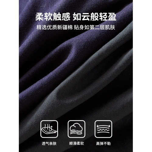 七匹狼男士純棉三角內褲男款抗菌全棉底褲中老年人透氣短褲頭薄款 七匹狼男士純棉三角內褲男款抗菌全棉底褲中老年人透氣短褲頭薄款