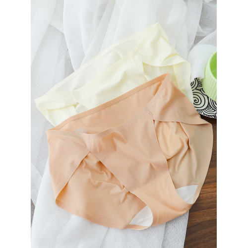 高開叉防磨腿中腰涼感三角內褲一片式純色簡約白色黑色運動跑步褲