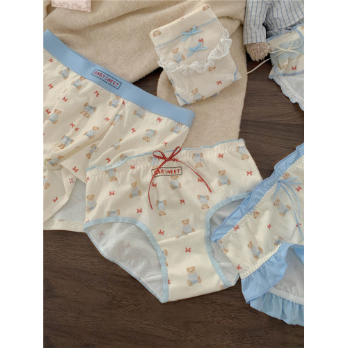 童話小熊*情侶內褲一男一女款性感7a級抑菌純棉襠三角褲2025新款 童話小熊*情侶內褲一男一女款性感7a級抑菌純棉襠三角褲2025新款