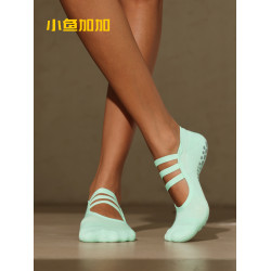 小魚加加瑜珈襪夏季薄款防滑專業室內地板運動女普拉提短款專用鞋