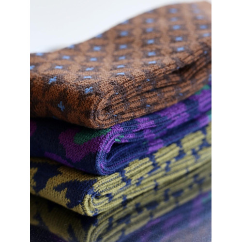 2025秋冬新款千鳥格撞色個性堆堆襪粗針加厚復古中筒女襪吸汗透氣 2025秋冬新款千鳥格撞色個性堆堆襪粗針加厚復古中筒女襪吸汗透氣