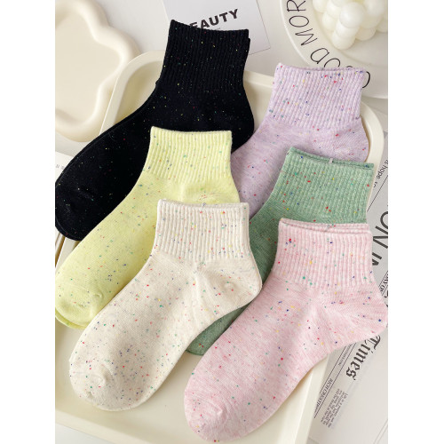 點子紗襪子女短襪淺口ins潮夏季薄款短筒運動襪純色棉襪船襪百搭 點子紗襪子女短襪淺口ins潮夏季薄款短筒運動襪純色棉襪船襪百搭