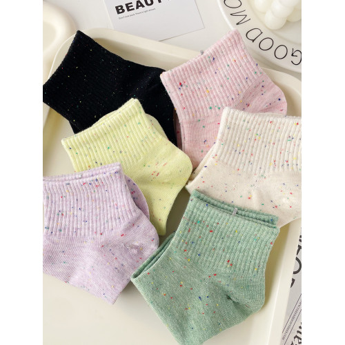 點子紗襪子女短襪淺口ins潮夏季薄款短筒運動襪純色棉襪船襪百搭 點子紗襪子女短襪淺口ins潮夏季薄款短筒運動襪純色棉襪船襪百搭