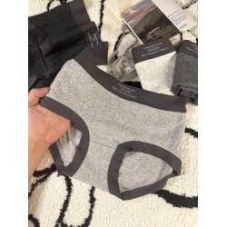 純棉內褲女磨毛桑蠶絲7A抗菌2025春夏新款加大碼灰色無痕三角褲