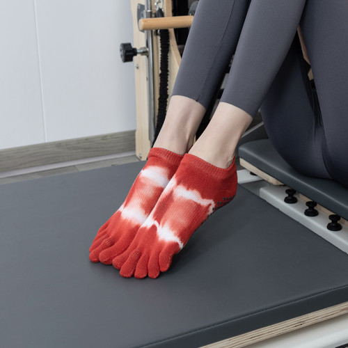 夏款漸變色紥染瑜珈襪TOESOX同品質運動普拉提五指襪 夏款漸變色紥染瑜珈襪TOESOX同品質運動普拉提五指襪