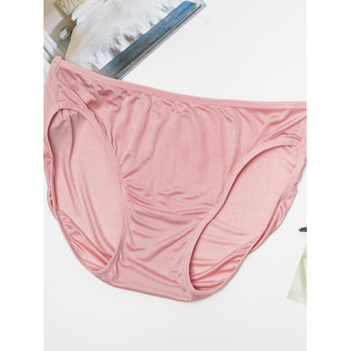 100%桑蠶絲真絲內褲女夏季超薄女士無痕中腰包臀大碼少女三角底褲 100%桑蠶絲真絲內褲女夏季超薄女士無痕中腰包臀大碼少女三角底褲
