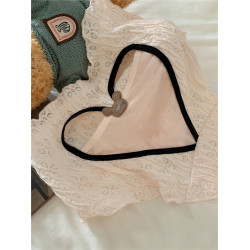 心動限定~純欲鏤空女士蕾絲性感女生純棉中腰內褲女2025新款爆款