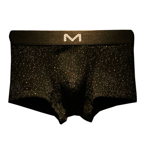 3條裝男士內褲純棉平角褲青年透氣四角短褲頭性感U凸時尚印花底褲 3條裝男士內褲純棉平角褲青年透氣四角短褲頭性感U凸時尚印花底褲