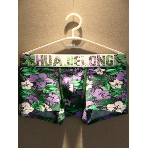 2條裝男士內褲男純棉平角褲韓版潮流印花低腰青年運動四角短褲頭 2條裝男士內褲男純棉平角褲韓版潮流印花低腰青年運動四角短褲頭