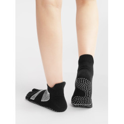 秋冬男士運動防滑襪瑜珈襪普拉提五指襪室內健身訓練跑步專用短襪