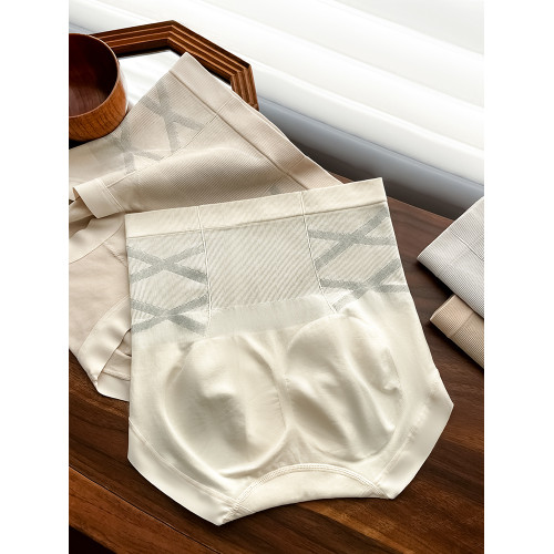 高腰內褲女2024新款收腹提臀莫代爾無痕塑形收小肚子大碼三角短褲 高腰內褲女2024新款收腹提臀莫代爾無痕塑形收小肚子大碼三角短褲