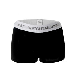 內褲平角四角褲生理雙襠褲彈力褲中性透氣運動大碼純棉寬高腰彈力