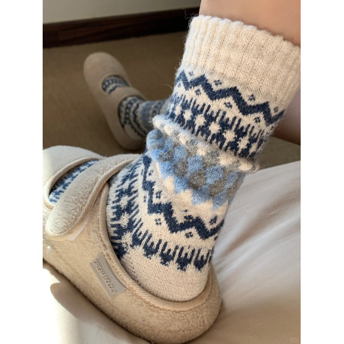 秋冬的一抹費爾島藍~泰!太!太復古清冷feel!藍白拼接很治瘉! 秋冬的一抹費爾島藍~泰!太!太復古清冷feel!藍白拼接很治瘉!