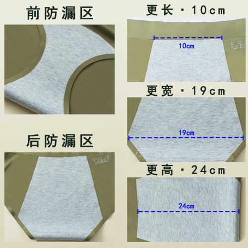 大碼胖mm生理護腰內褲冰絲無痕中高腰生理期前後防側漏純棉抗菌襠 大碼胖mm生理護腰內褲冰絲無痕中高腰生理期前後防側漏純棉抗菌襠