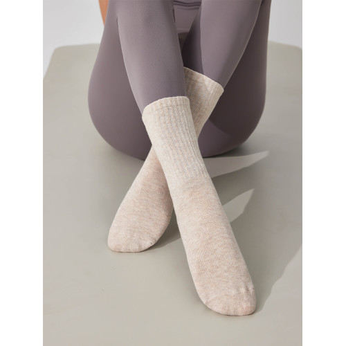 瑜珈襪子女中筒夏季薄款長筒專業防滑配鯊魚褲運動健身秋冬地板襪