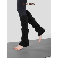 【羊毛】MEIKAN瑜珈襪套過膝羊毛襪套純色小腿堆堆襪雪地靴襪腿套