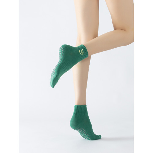 瑜珈襪子春夏短款黑色防滑專業女健身成人地板襪純棉普拉提運動襪 瑜珈襪子春夏短款黑色防滑專業女健身成人地板襪純棉普拉提運動襪