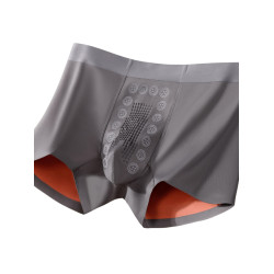 男士負離子按摩內褲男抗菌7A級抑菌平角褲衩中青年四角0感短褲頭