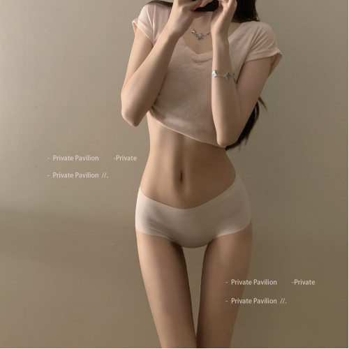 無痕內褲女夏薄款2025新款冰絲中腰一片式配裙子提臀不夾屁屁短褲 無痕內褲女夏薄款2025新款冰絲中腰一片式配裙子提臀不夾屁屁短褲