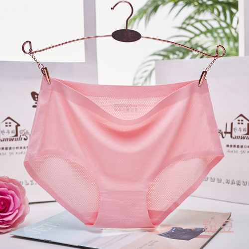 大碼內褲女200斤冰絲無痕胖mm加肥加大夏季內褲女黑色系薄款透氣 大碼內褲女200斤冰絲無痕胖mm加肥加大夏季內褲女黑色系薄款透氣