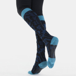 長筒瑜珈襪子防滑專業女五指襪健身防滑襪地板襪成人普拉提襪子