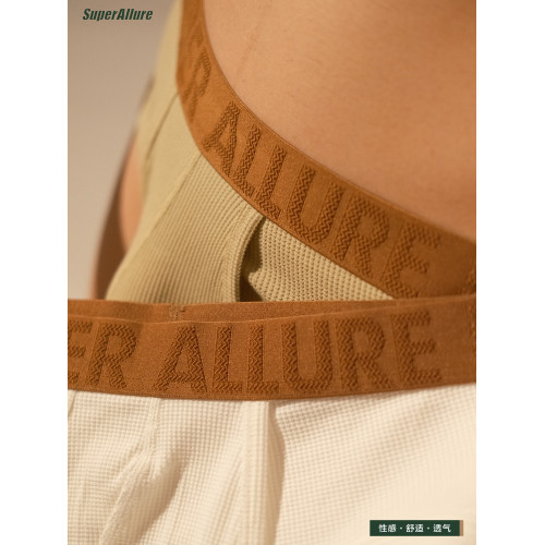 SuperAllure超引力25年夏季新款華夫格三角褲單層囊袋三角褲透氣