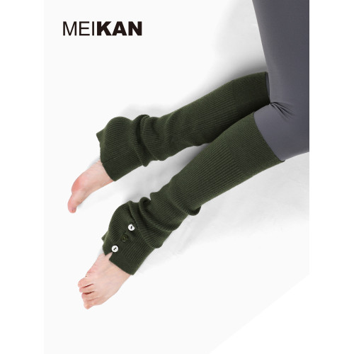 MEIKAN 瑜珈襪空中芭蕾舞蹈襪女防滑護腿襪套踩腳運動風襪及膝y2k MEIKAN 瑜珈襪空中芭蕾舞蹈襪女防滑護腿襪套踩腳運動風襪及膝y2k
