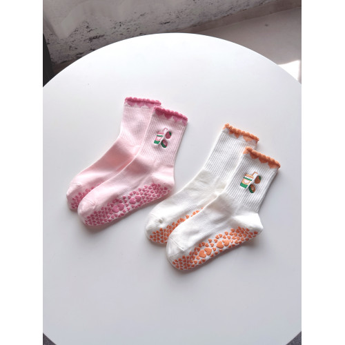 2025秋季新款瑜珈襪子女運動防滑純棉中筒襪普拉提室內健身運動襪 2025秋季新款瑜珈襪子女運動防滑純棉中筒襪普拉提室內健身運動襪