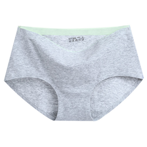 內褲女純棉抗菌中腰少女生無痕褲頭100%全棉日系透氣三角短褲女士