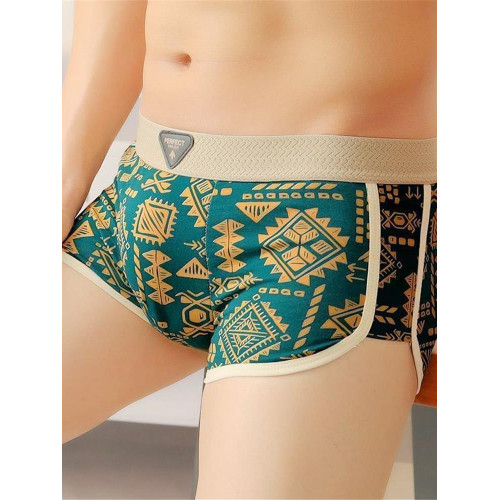 褲衩透氣男士平角復古阿瑪雅內褲潮流個性時尚民族風純棉舒適美式 褲衩透氣男士平角復古阿瑪雅內褲潮流個性時尚民族風純棉舒適美式