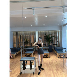 蕾絲綁帶瑜珈襪女士普拉提專用襪露腳背室內運動矽膠防滑潮襪