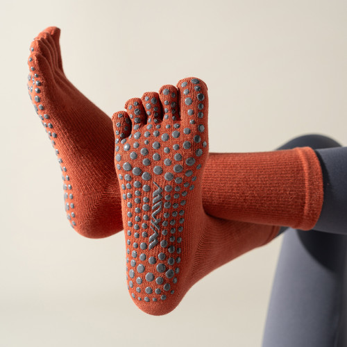 WKUW專業瑜珈襪子女五指中筒防滑襪分趾小腿襪健身運動普拉提長襪 WKUW專業瑜珈襪子女五指中筒防滑襪分趾小腿襪健身運動普拉提長襪