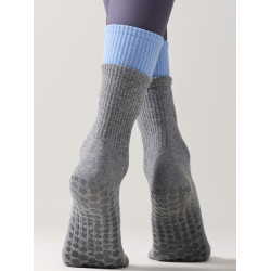 中筒五指瑜珈襪女雙羅口分趾普拉提襪專業防滑室內運動健身舞蹈襪