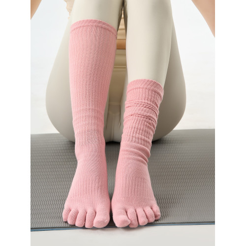 秋冬專業防滑瑜珈襪子女五指堆堆襪套健身地板襪成人防滑襪普拉提 秋冬專業防滑瑜珈襪子女五指堆堆襪套健身地板襪成人防滑襪普拉提