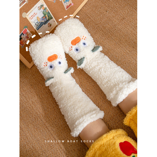 加厚珊瑚絨襪子女毛茸茸絨襪冬季保暖加絨月子睡眠家居小狗地板襪 加厚珊瑚絨襪子女毛茸茸絨襪冬季保暖加絨月子睡眠家居小狗地板襪