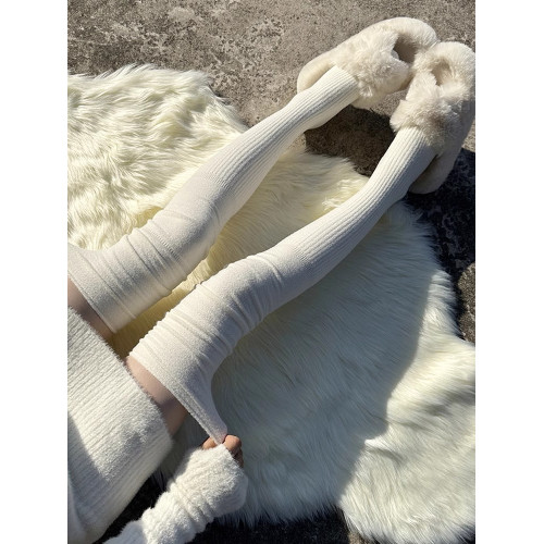 過膝襪子女春秋季長筒加長薄絨防滑保暖襪套護腿配靴子冬季堆堆襪 過膝襪子女春秋季長筒加長薄絨防滑保暖襪套護腿配靴子冬季堆堆襪