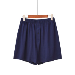 中老年純棉四角內褲衩男士爸爸全棉透氣加肥高腰平角短褲頭寬松夏