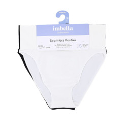 2條裝 高腰收腹無縫內褲大碼純色透氣一體式無感無痕女士運動內褲