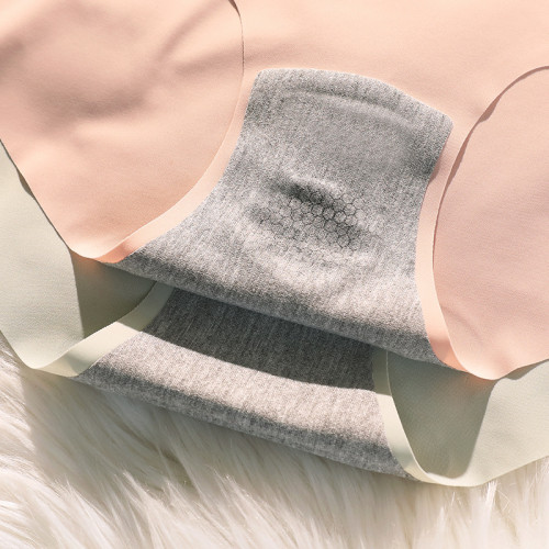 無痕大碼運動內褲女士瑜珈健身冰絲透氣胖mm中腰一片式提臀三角褲 無痕大碼運動內褲女士瑜珈健身冰絲透氣胖mm中腰一片式提臀三角褲