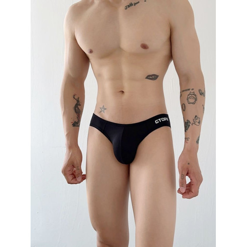 2條裝男士三角內褲低腰性感窄邊莫代爾U凸性感舒適純色底褲頭 2條裝男士三角內褲低腰性感窄邊莫代爾U凸性感舒適純色底褲頭