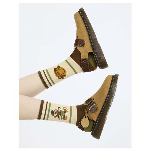 春秋男女卡通彩色中長筒襪子綠色波浪破碎之心黑白格子高幫純棉潮 春秋男女卡通彩色中長筒襪子綠色波浪破碎之心黑白格子高幫純棉潮